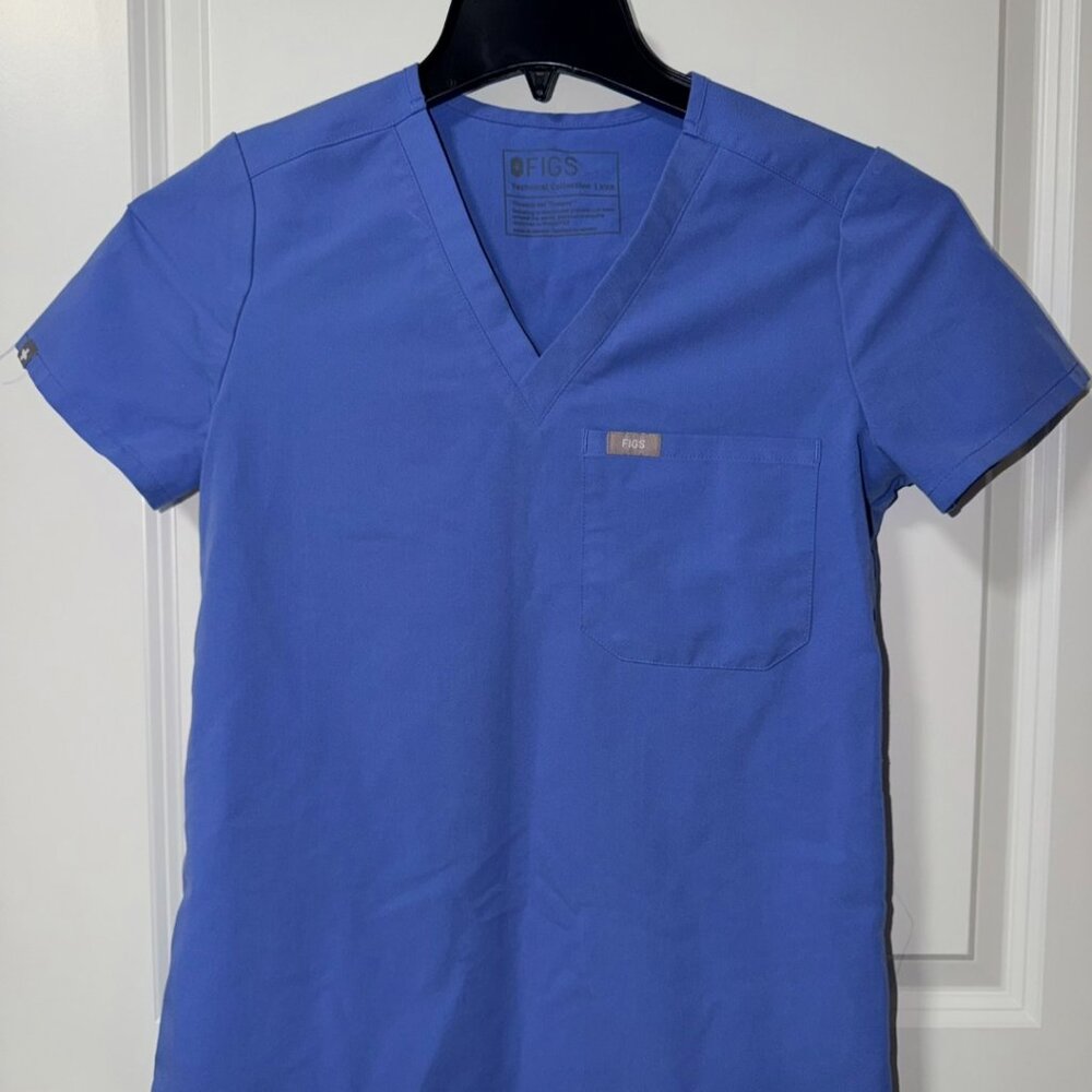 Figs scrub top XXS Blue